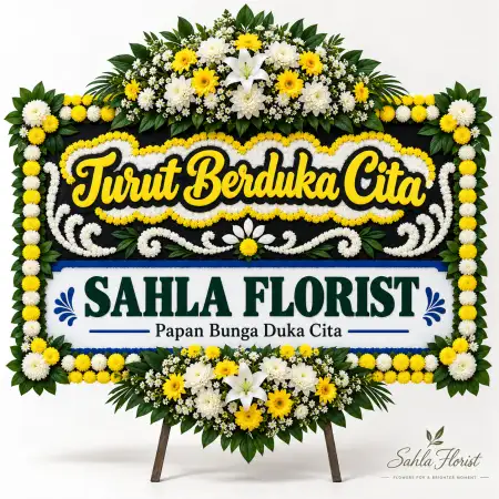 Papan Bunga Duka Mapanget